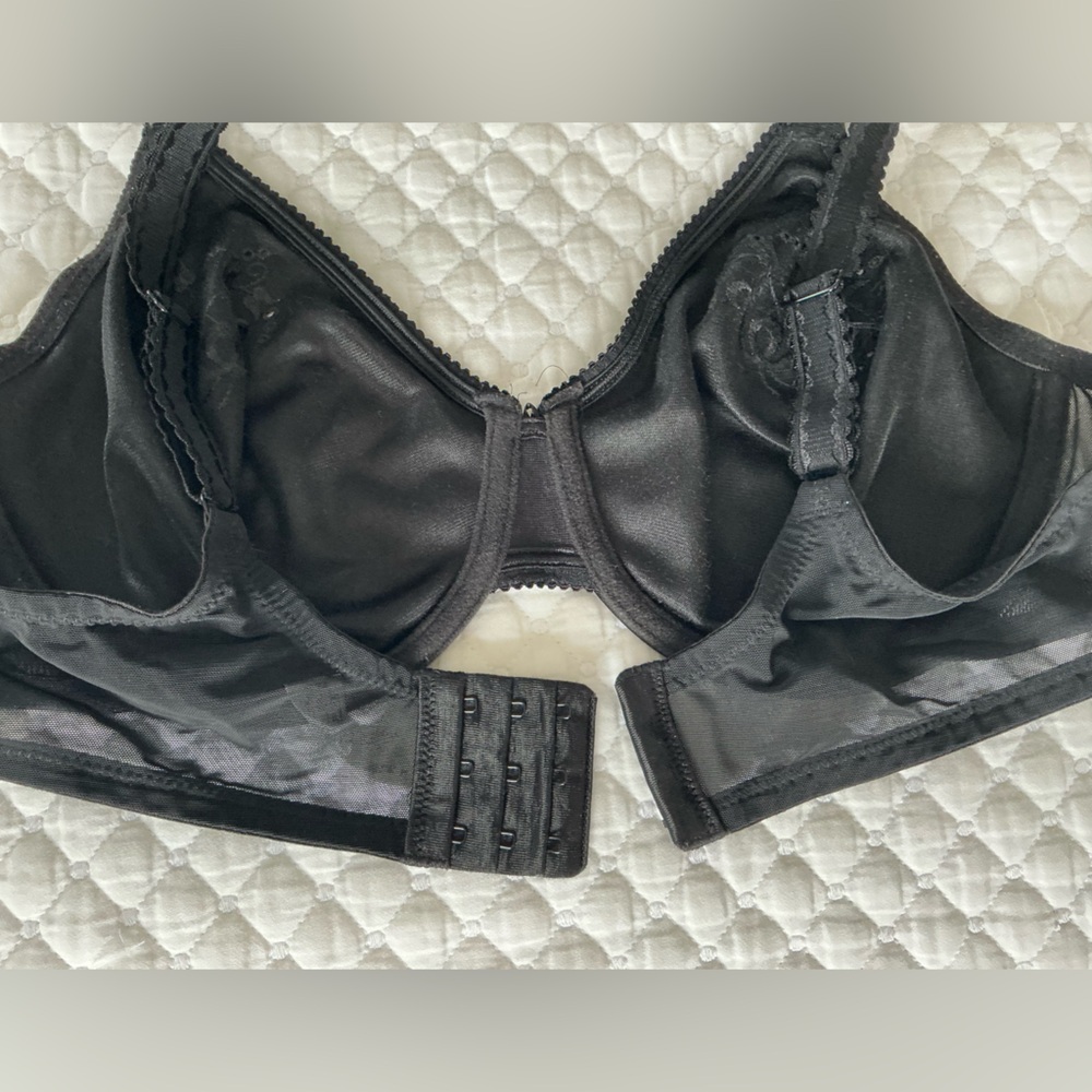 Wacoal Black Slimline Seamless Underwire Minimizer Bra 40C - Picture 9 of 12
